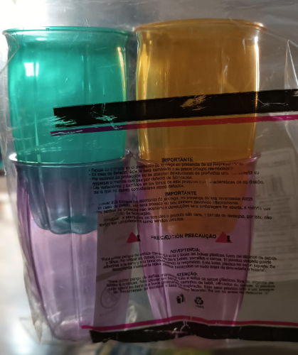VASOS PLASTICO 4 PIEZAS