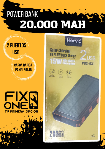 POWER BANK HARVIC 20.000 MAH