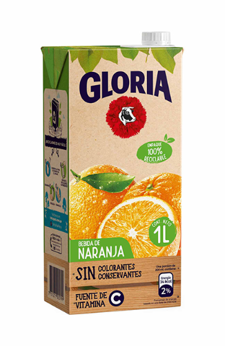 Jugo Naranja Gloria 1L