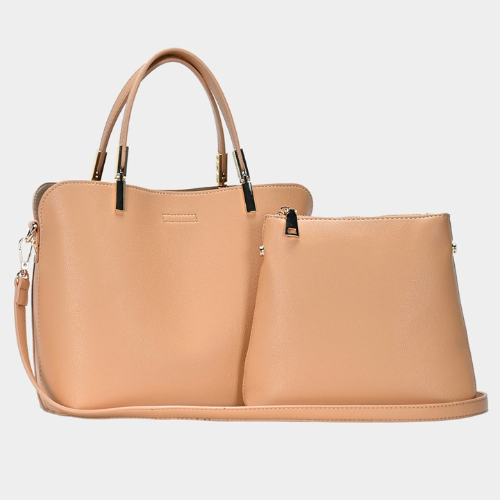 Cartera estilo clásico. Color Camel