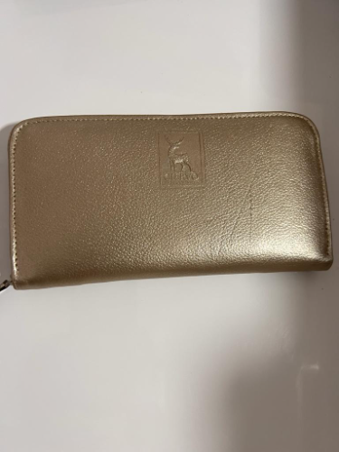 Piel Gunuina, From Colombia,  Monedero Ciervo dorado
