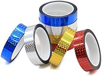 Cintas metálicas, cintas de espejo, cintas decorativas para caja de regalo