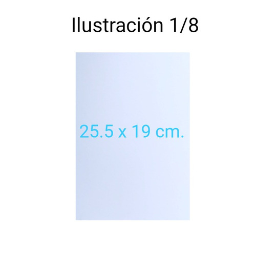 Papel ilustración 1/8