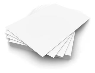 hOJAS BLANCAS T. CARTA