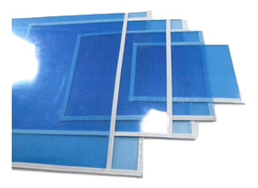 Mica cosida azul carta