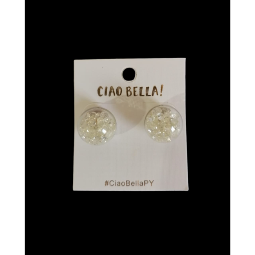 AROS DOBLE???? Redondo con detalles piedritas pequeñitas