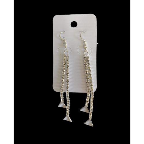 Aros Colgante con piedritas