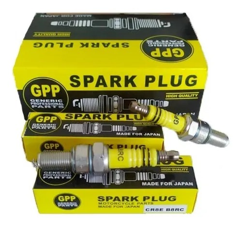 BUJIA CR8E GPP Dl650 1000 vstrom Dr650 Gn125 En125 Outlook PULSAR Yz250 Wr250 Ktm Yzf R1 Fz6 Xj Gsxr Benelli Tre1130 Amazona Tnt899